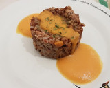 Foto del paso 2 de la receta: Arroz rojo con pavo y crema de calabaza