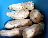 Foto langkah ke 1 dari resep Tumis Umbi Talas.