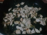 Salsa de pollo al verdeo