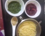 A picture of step 2 of Beetroot and Spinach Spaghetti Pasta.