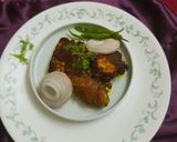 A picture of step 2 of Poha Fish Fry.