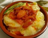 Pas rețetă Mâncare acră de cartofi cu peștișori de ceapă (gluten free) 4 fotografie