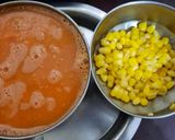 ટોમેટો સ્વીટ કોર્ન સૂપ (Tomato sweetcorn Soup Recipe in Gujarati રેસીપી સ્ટેપ2ફોટો