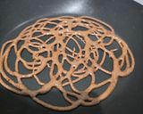 Foto langkah ke 6 dari resep Kue Sarang Laba Laba Coklat.