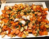 Une image de l'étape 1 de Salade aux légumes rôtis.