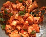 A picture of step 9 of Spicy Tawa Idli.