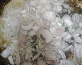 A picture of step 1 of Murgh Chaney.