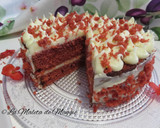 Foto del paso 16 de la receta: Tarta red velvet con frosting de queso crema