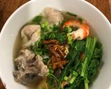 Hình bước làm 4 của món Mì trứng hoành thánh