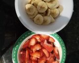 Foto del paso 1 de la receta: Helado de frutilla y banana