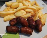Foto del paso 3 de la receta Butifarra con patatas, salsa deluxe y ensalada