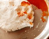 A picture of step 2 of Komola Bhog Bengali Sweets.