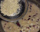 A picture of step 2 of Rose milk cake.