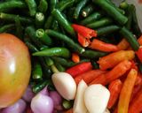 Foto langkah ke 1 dari resep Sambal Ijo Awet Tahan Lama.