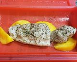 Foto del paso 3 de la receta Solomillo de cerdo y melocotón en estuche Lékué