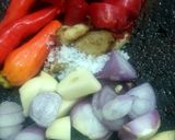 Foto langkah ke 2 dari resep Urap bayam tauge bumbu ebi.