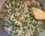 A picture of step 3 of Pea risotto.