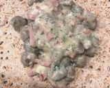 Une image de l'étape 3 de Aumônière au bacon/champignons.