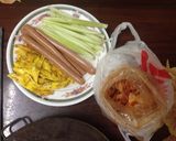 Hình bước làm 2 của món Kimbab kimchi
