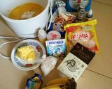 Foto langkah ke 1 dari resep Bolu cokelat banana cheese.