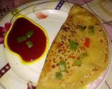 Pizza paratha recipe step 19 photo