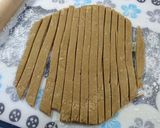 A picture of step 2 of Tiger Stripe Brown Sugar Milk with Pearls.