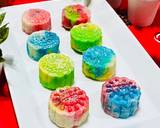 Cara Membuat 394 CHOCOLATE Rainbow Snow Skin Mooncake 7