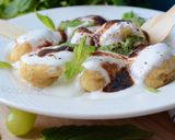 A picture of step 13 of Dahi Vada.