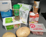 Foto del paso 1 de la receta: Patatas gratinadas con bechamel de bacon