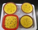 A picture of step 2 of Mango rice casar pista firny pudding.