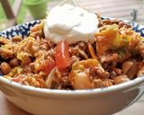 A picture of step 7 of Taco Salad.
