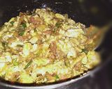A picture of step 3 of Mutton Brain stew.