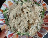 A picture of step 3 of Kurkuri Bhindi (Okra Chips).