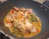 A picture of step 2 of Dahi Chicken Curry with Fenugreek Leaves.