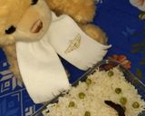A picture of step 7 of Matar Rice.