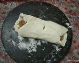A picture of step 3 of Rice Coconut Stuffing Pitha.