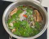 A picture of step 1 of Salmon Head in Ginger Soup.