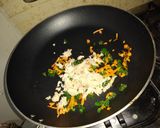 A picture of step 4 of Fried rice with leftover rice.
