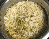 A picture of step 1 of Mixed Dal Pongal.