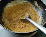 A picture of step 3 of Paneer makhni.