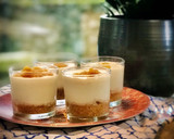 Foto del paso 8 de la receta: Postres en vasitos: Cheesecake de piña al Brandy & Tiramisú de turrón de Jijona