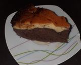 A picture of step 12 of Chocoflan (Impossible Cake).