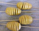 A picture of step 3 of Potato spirals.