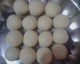 A picture of step 1 of Gulab gamun😍.