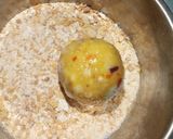 A picture of step 4 of Yam balls.