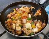 A picture of step 8 of Chilli paneer.