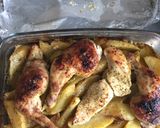 Frissítő citromos sült csirke görög módra recept fázis 7 fotója