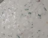 A picture of step 1 of Rava uttapam.