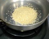 A picture of step 1 of Sesame Peanut Burfi.