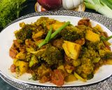 A picture of step 7 of Mix vegetables with soya.